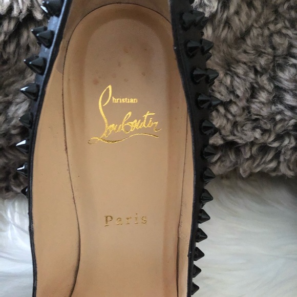 Louboutin 120 Pigalle Spikes Black - Picture 4 of 7